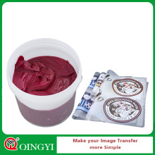 Qingyi Wärmeübertragung Plastisolfarbe für Siebdruckmaschine